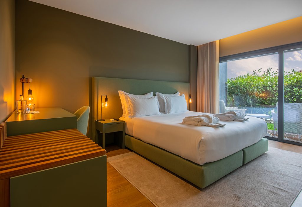 Quarto do Xisto - Cama - Quinta do Pedregal